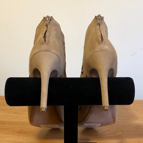 Michael Kors Open Toe “Ivy” Bootie, Tan size 9 - Picture 7 of 9